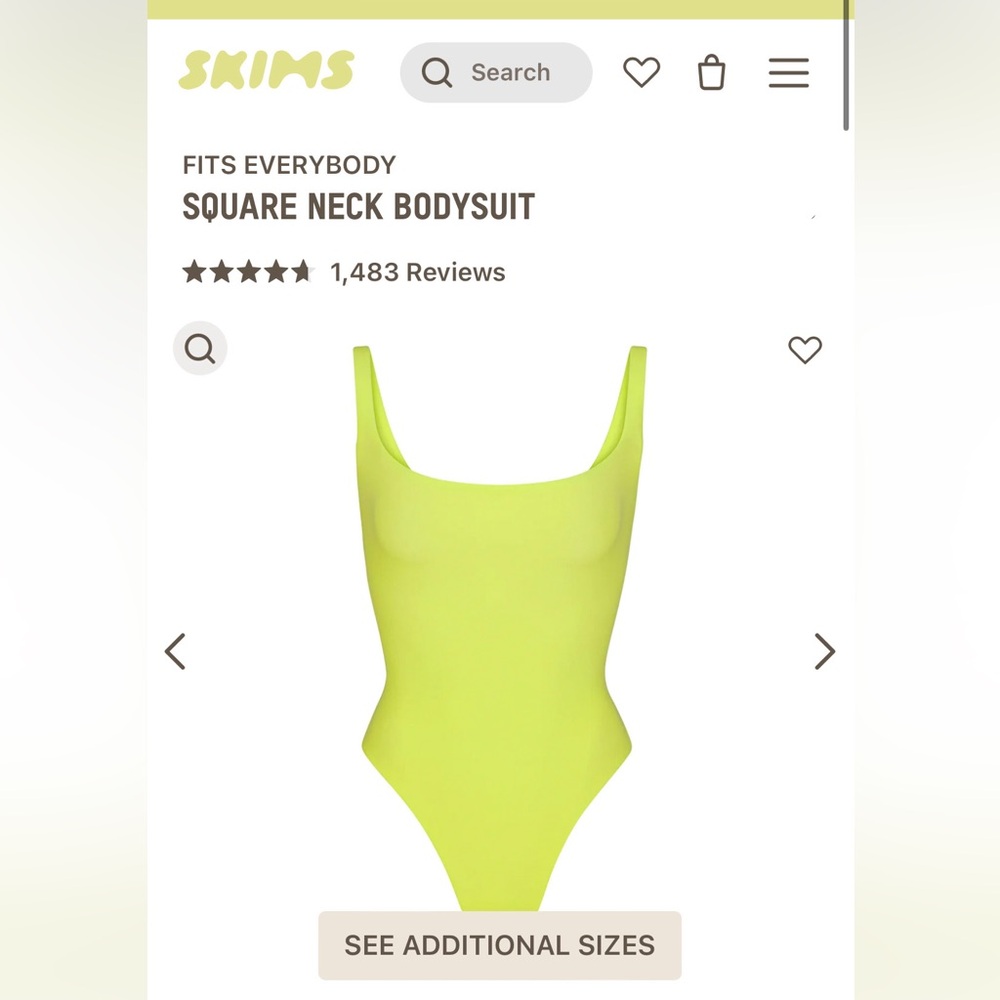 Skims bodysuit new with tags